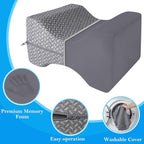 BlissTrends Memory Foam Knee Pillow, Knee Pillow - Image 2