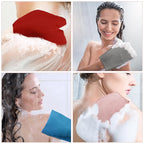 Tatuo 12 Pieces Korean Exfoliating Mitt Glove Italy Towel Body Skin Scrubber - Image 4