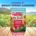 Dr Teal's Epsom Salt Magnesium Soak, Strawberry Serenade - Image 2