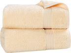 Superior Egyptian Cotton 2-Piece Bath Sheet Towel Set, Oversized Body Towels by SUPERIOR