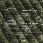 EVERGRACE Velvet Quilt Set Queen Size, Luxurious Soft Striped Channel Bedding - Image 8