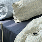 MKXI Full Duvet Cover Set Blue White Floral Print - Image 4