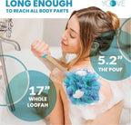 Yoove Bath Pouf with Handle - Image 5