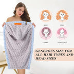 Hair Towel Wrap for Women, High Absorbency Hair Drying Towel Wrap, Lightweight - Image 6
