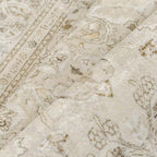 Brown 8x10 Area Rug Washable Vintage Carpet - Image 9