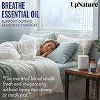 UpNature Breathe Essential Oils Blend Breath Relief Eucalyptus and Menthol Blend - Image 4