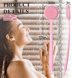 Silicone Back Scrubber for Shower, 17in Lengthen Long Handle Body Brush - Image 4