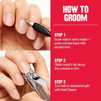 Revlon Cuticle Trimmer With Cap, High Precision V-Tip and Comfortable Grip - Image 8