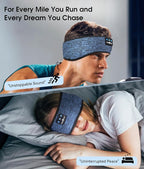 MUSICOZY Sleep Headphones Bluetooth 5.4 Headband, Wireless Earphones Music - Image 2