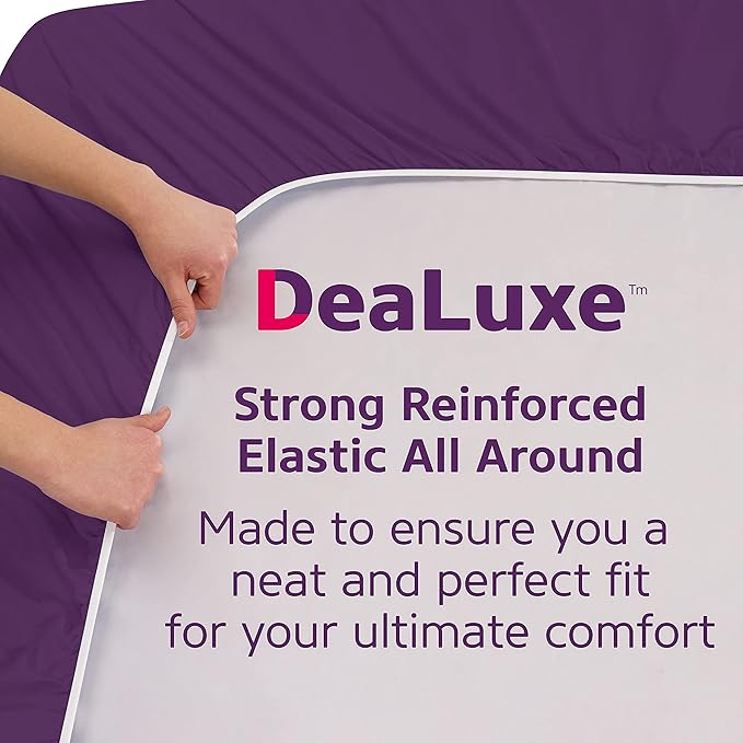 XL Twin Sheets Deep Pockets Fitted – Twin XL Fitted Sheets Only – 21” Fitted - Image 4