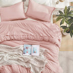 Andency Pink Comforter Set King Size - Image 6