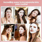 Collagen Face Mask Skincare, Hydrating & Firming Hydrogel Face Masks, - Image 6
