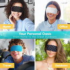 Heated Eye Steam Mask Dry Eyes Self Warm Compress Dark Circles Puffiness Set of - Image 3