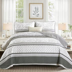 DJY Striped Quilt Set King Size by HOME