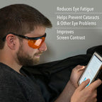 Honeywell Uvex Ademco Skyper Blue Light Blocking Computer Glasses - Image 3