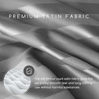 MR&HM Satin Bed Sheets, King Size Sheets Set - Image 3
