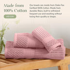 Springtree Home 100% Cotton Bath Towel Set | 6 Piece Set | Absorbent & - Image 4