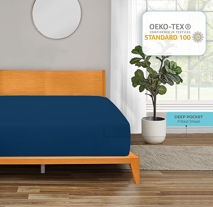 Royale Linens Fitted Sheet Full - Image 7