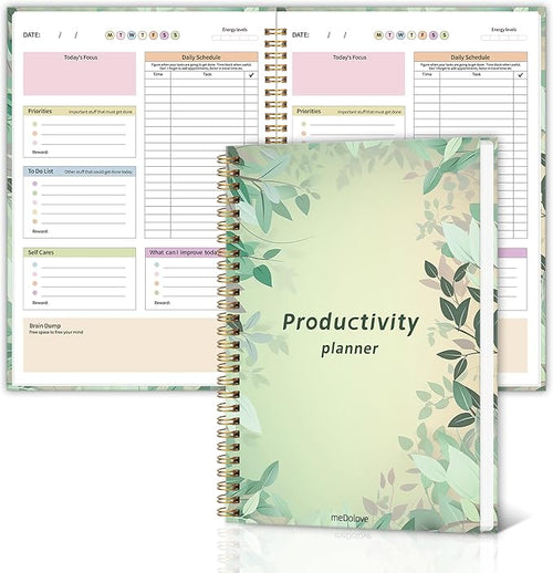 ADHD Daily Planner with Hardcover by meDolove
