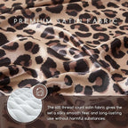 MR&HM Satin Bed Sheets with Elastic Corner Straps, King Size Sheets Set - Image 3