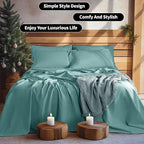 LBRO2M 100% Pure Linen Sheet Set Deep Pocket Up to 16" Bed Sheets Sets - Image 7