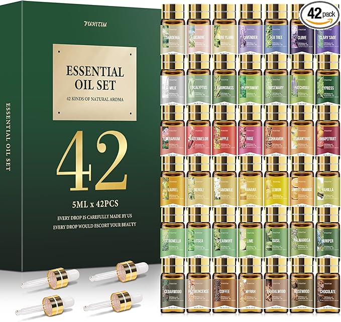 FUHITIM Essential Oil Set, Premium Essential Oils Gift Set by FUHITIM