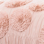 Lush Decor Serena Comforter Set, 3 Piece Set, Full/ Queen, Blush - Image 4