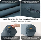 Long Round Body Pillow for Adults – Bolster Pillow for Bed, Cervical Roll Pillow - Image 5