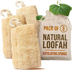 CraftsOfEgypt Luffa Body Scrubber – Plant-based Egyptian loofah shower sponge by CraftsOfEgypt