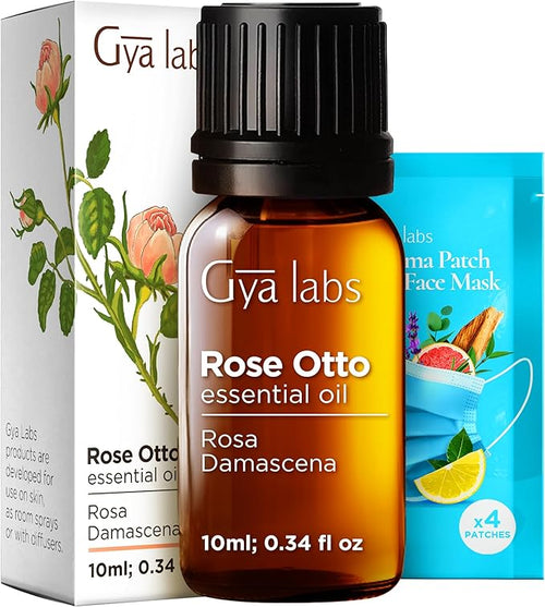 100% Pure Rose Otto Essential Oil by GyaLabs