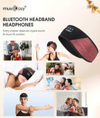 MUSICOZY Sleep Headphones Bluetooth 5.4 Headband, Wireless Earphones Music - Image 8