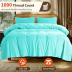 LBRO2M 1000 Thread Count 100% Egyptian Cotton Sheets Set Twin XL, 3 Piece Sets - Image 3