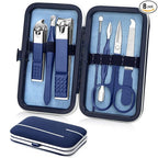 Aceoce Travel Manicure Set Mens Grooming Kit Stainless Steel Nail Clippers Nail by ProfessionalManicureSet