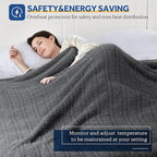 Sealy Electric Blanket Full Size, Soft Sherpa Heated Blanket Single Control - Image 3