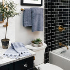 SKL Home CloudSoft Cotton Luxury 2-Piece Hand Towel Set, Smoke Blue - Image 3