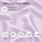 100% Cotton Queen Pillowcases Set of 2, Deep Dream 600 Thread Count Pillow Cases - Image 2
