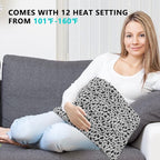 Heating Pad for Back Pain and Cramps Relief, Ultra Soft Microplush Heating Pad - Image 4