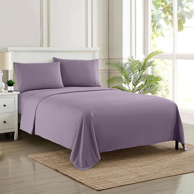 Queen Size Bed Sheets by SweetHomeCollection