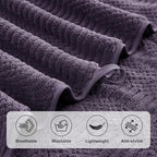 Ycosy 4 Pack Extra Large Microfiber Bath Towels Set, 35x70 inches, Less Lint - Image 9