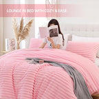 Smoofy Fluffy King Size Comforter Set 3 Pieces - Image 6