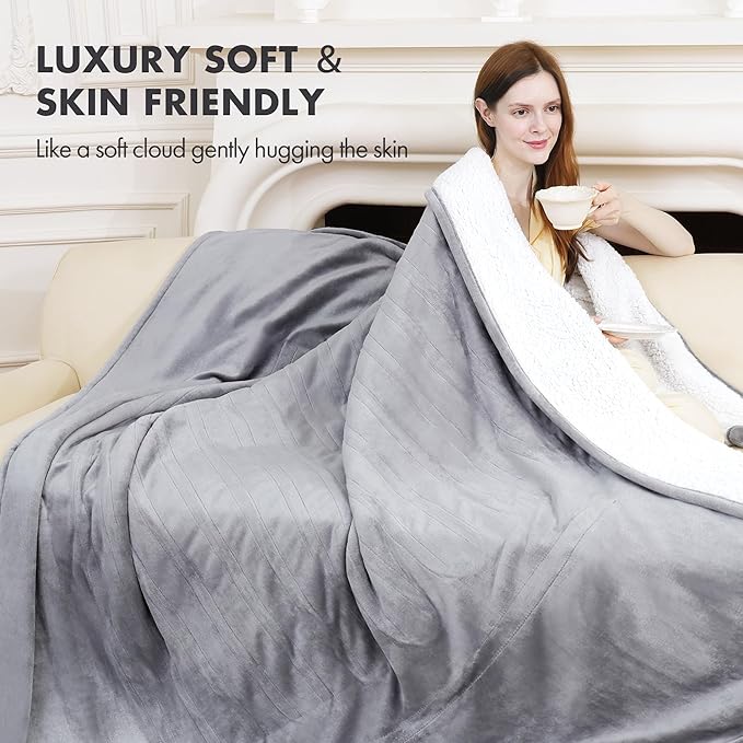 Electric Blanket Throw 50" x 60" - Image 4