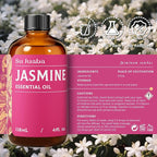 SU JUABA Jasmine Essential Oil 4 Oz, 100% Pure Natural Aromatherapy Oil - Image 6