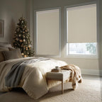 HESTIA No Drill Cordless Blackout Roller Shades Screwless Waterproof Shower by HESTIA