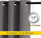 NICETOWN Blackout 102 inch Curtains - Image 2