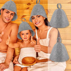 JaGely Sauna Hat for Men Women Sauna Hat Vaporarium Cap Russian Banya Cap for - Image 5