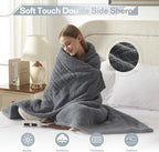 SNUGSUN Heated Queen Blanket Double Sided Sherpa, Soft Heating Electric Blanket - Image 4