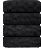 Ycosy 4 Pack Extra Large Microfiber Bath Towels Set, 35x70 inches, Less Lint by Ycosy