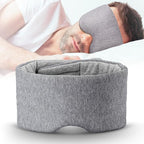 Cotton Sleep Eye Mask for Men Women, 100% Blocking Light Sleeping Mask for Side by LiveNaturalwithWM