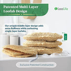 Natural Loofah Exfoliating Sponge - Image 3