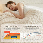 Heated Blanket Electric Blanket, 5 Heating Level, 1-12 Hour Auto Off, - Image 3